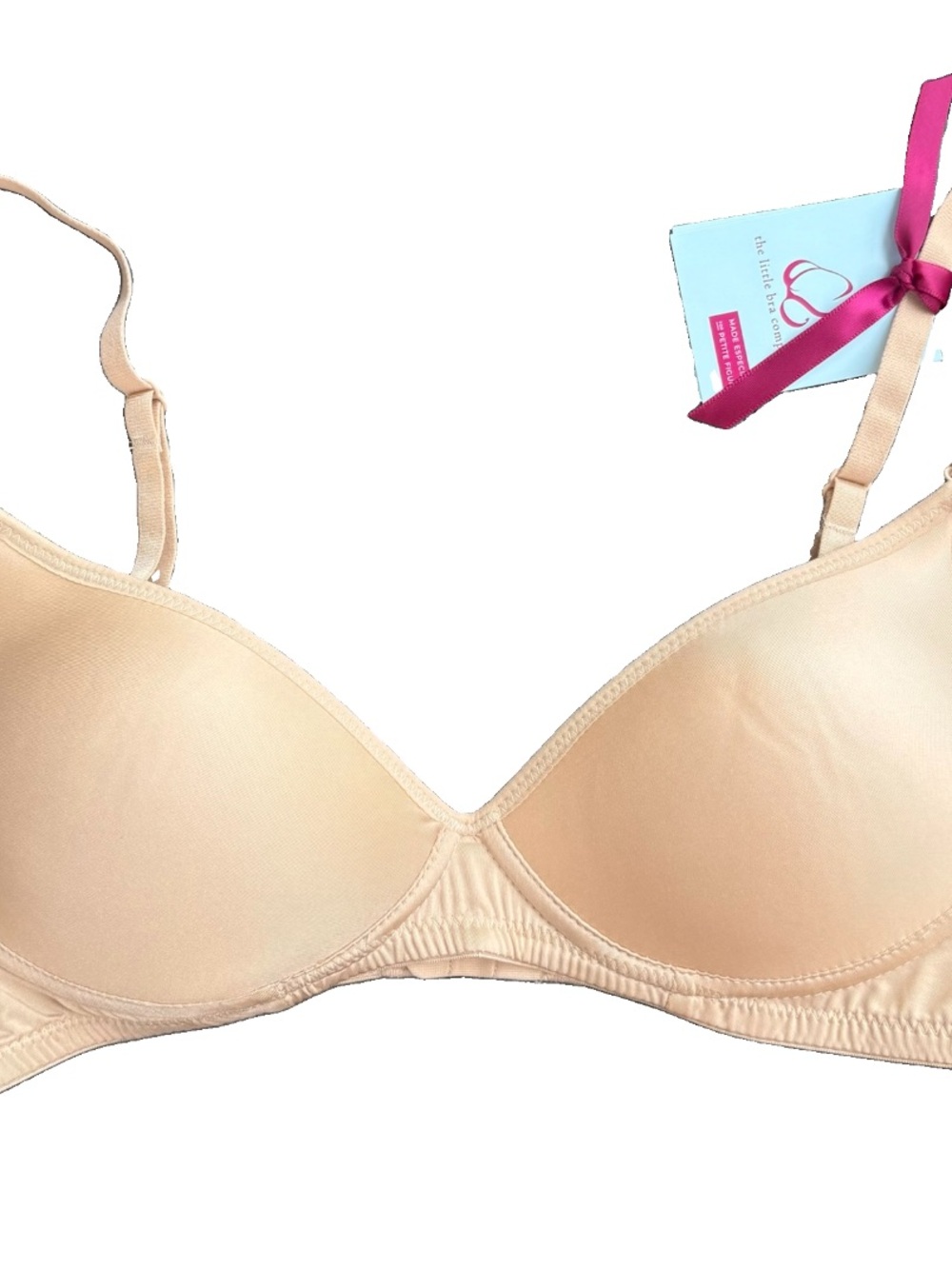 NWT The Little Bra Company Nude Lea Bra 34C